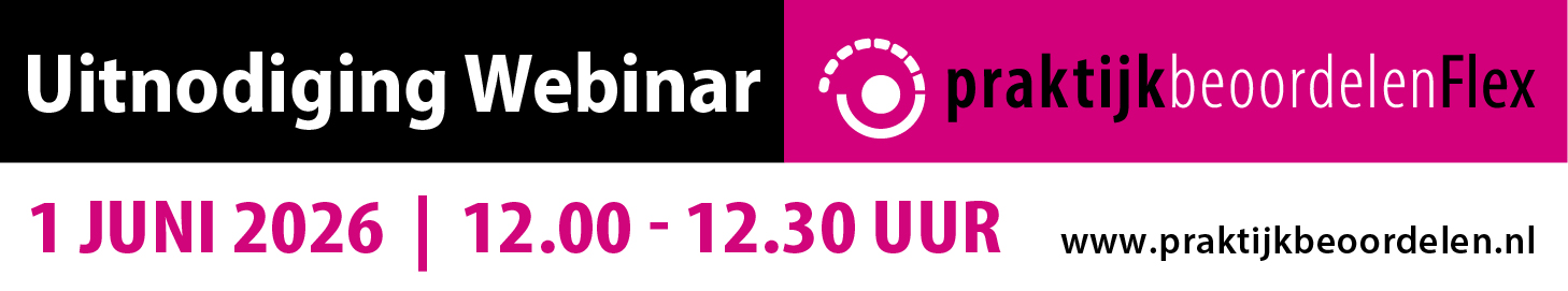 Uitnodiging Webinar PraktijkbeoordelenFlex 1 juni 2026
