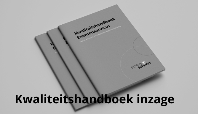 Kwaliteitshandboek Examinering 1v2 nieuwe versie beschikbaar